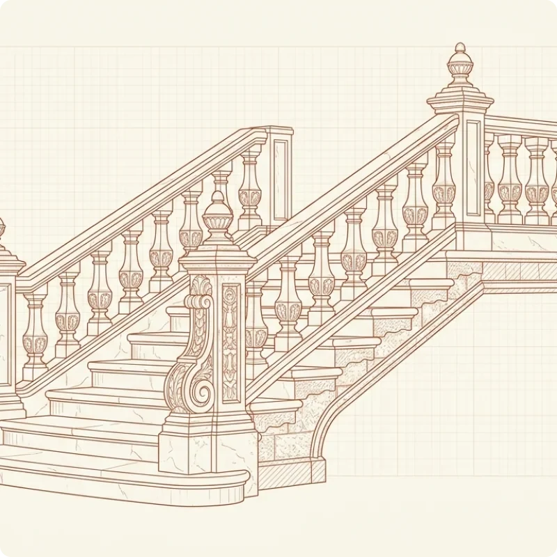 Ступени из гранита в Ростове-на-Дону — изготовление и монтаж под ключ