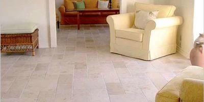 Укладка пола из песчаника