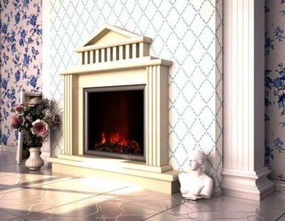 Камин из песчаника 