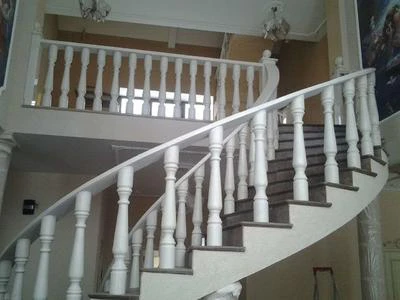 Балюстрада из белого мрамора