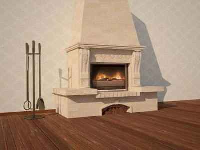 Камин из известняка 30 мм