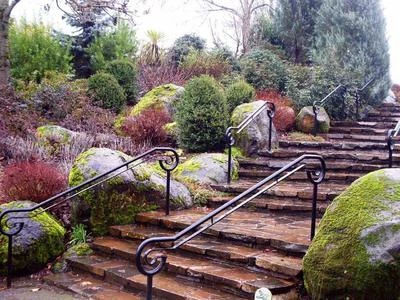 Лестница из сланца