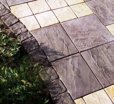 Отмостка из сланца